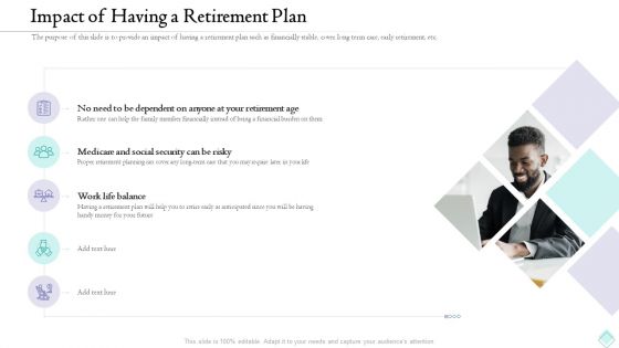 Pension Planner Impact Of Having A Retirement Plan Professional PDF