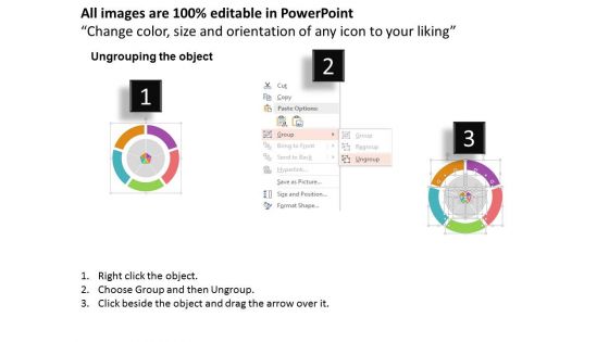 Pentagon Inside Circle With Icons Powerpoint Templates