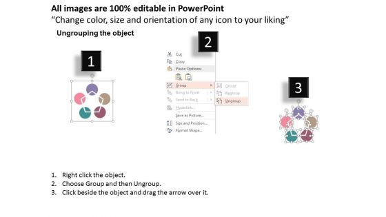 Pentagon Process Diagram With Icons Powerpoint Template