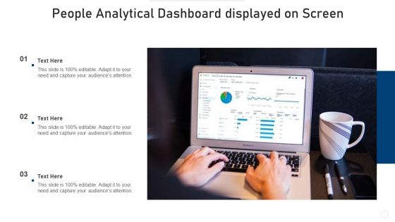 People Analytical Dashboard Displayed On Screen Sample PDF