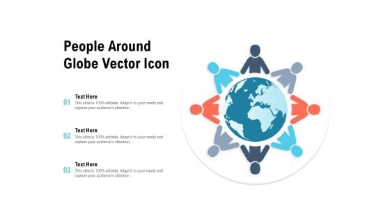 People Around Globe Vector Icon Ppt PowerPoint Presentation Summary Ideas