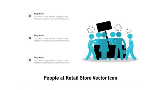 People At Retail Store Vector Icon Ppt PowerPoint Presentation File Slideshow PDF