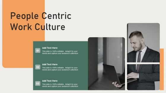 People Centric Work Culture Introduction PDF
