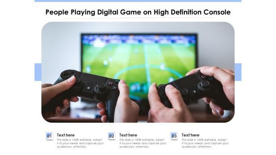 People Playing Digital Game On High Definition Console Ppt PowerPoint Presentation Icon Portfolio PDF