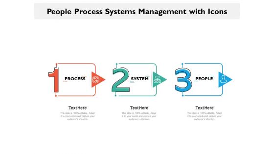 People Process Systems Management With Icons Ppt PowerPoint Presentation Layouts Slide Download PDF