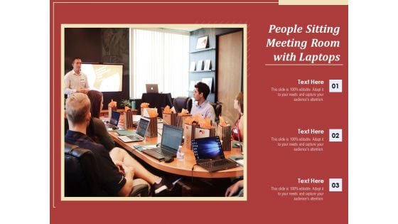 People Sitting Meeting Room With Laptops Ppt PowerPoint Presentation Professional Deck PDF