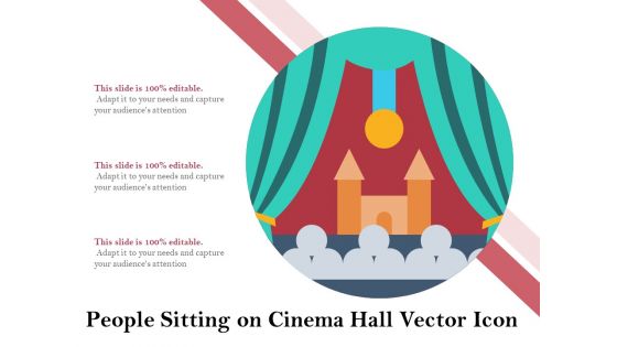 People Sitting On Cinema Hall Vector Icon Ppt PowerPoint Presentation Icon Infographics PDF