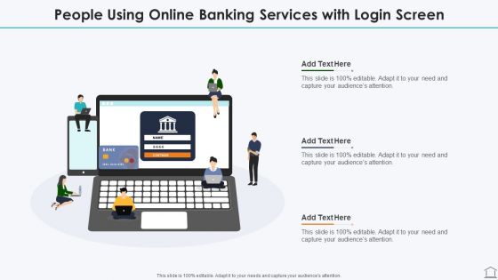 People Using Online Banking Services With Login Screen Sample PDF People Using Online Banking Services With Login Screen Sample PDF