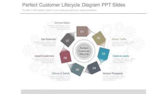 Perfect Customer Lifecycle Diagram Ppt Slides