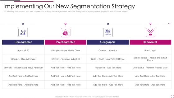 Performance Analysis Of New Product Development Implementing Our New Segmentation Strategy Structure PDF