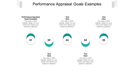 Performance Appraisal Goals Examples Ppt PowerPoint Presentation Diagrams Cpb Pdf