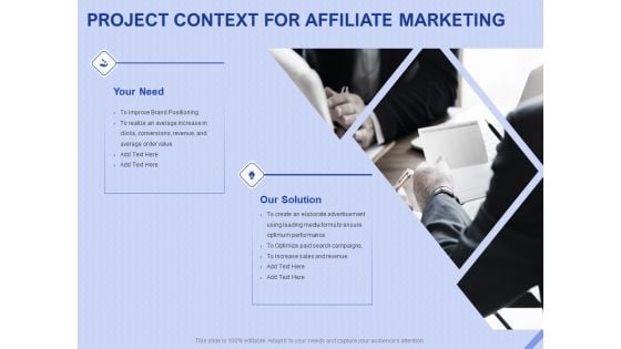 Performance Based Marketing Proposal Project Context For Affiliate Marketing Ppt Show Styles PDF Performance Based Marketing Proposal Project Context For Affiliate Marketing Ppt Show Styles PDF