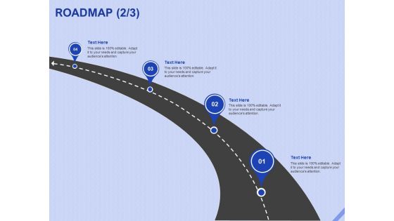 Performance Based Marketing Proposal Roadmap Four Steps Ppt Gallery Show PDF