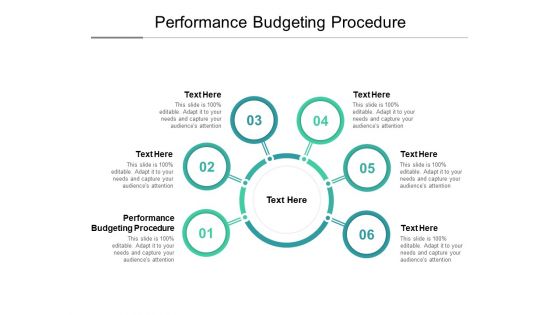 Performance Budgeting Procedure Ppt PowerPoint Presentation Ideas Guidelines Cpb