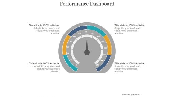 Performance Dashboard Ppt PowerPoint Presentation Show