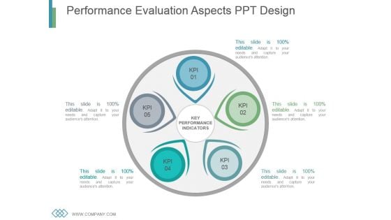 Performance Evaluation Aspects Ppt Design