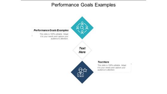 Performance Goals Examples Ppt PowerPoint Presentation Styles Ideas Cpb