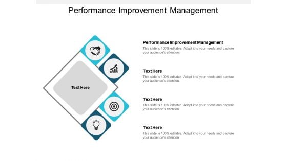 Performance Improvement Management Ppt PowerPoint Presentation Styles Visuals Cpb