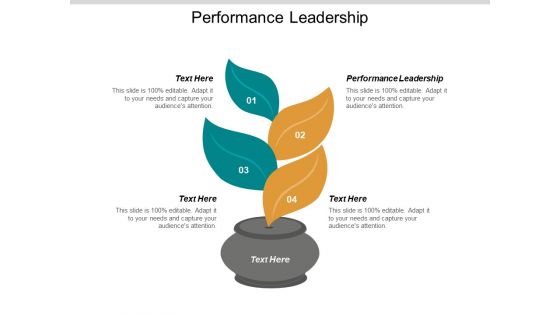 Performance Leadership Ppt PowerPoint Presentation Styles Format Cpb