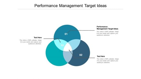 Performance Management Target Ideas Ppt PowerPoint Presentation Introduction Cpb