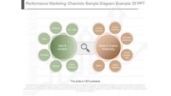 Performance Marketing Channels Sample Diagram Example Of Ppt Performance Marketing Channels Sample Diagram Example Of Ppt