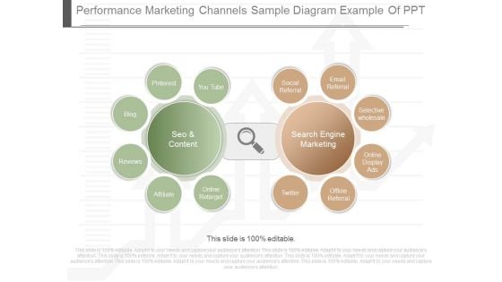 Performance Marketing Channels Sample Diagram Example Of Ppt