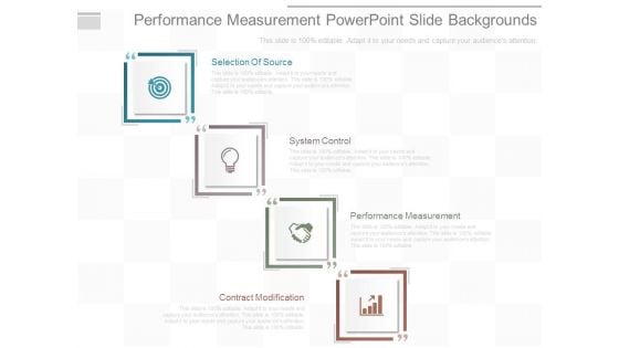 Performance Measurement Powerpoint Slide Backgrounds