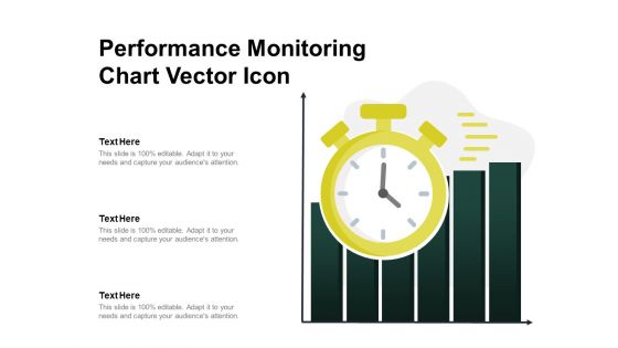 Performance Monitoring Chart Vector Icon Ppt PowerPoint Presentation Infographic Template Outline PDF