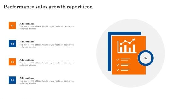 Performance Sales Growth Report Icon Guidelines PDF