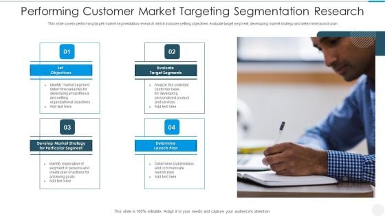 Performing Customer Market Targeting Segmentation Research Designs PDF