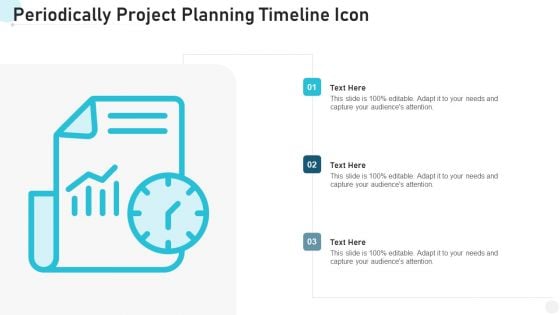 Periodically Project Planning Timeline Icon Brochure PDF