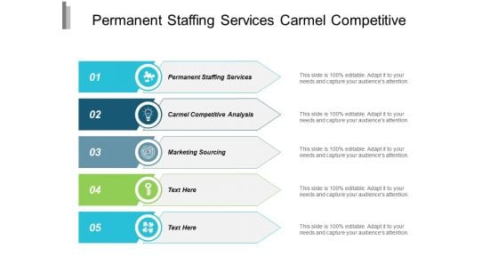 Permanent Staffing Services Carmel Competitive Analysis Marketing Sourcing Ppt PowerPoint Presentation Show Demonstration