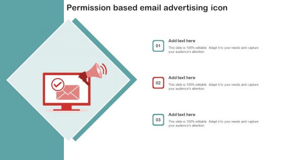 Permission Based Email Advertising Icon Designs PDF