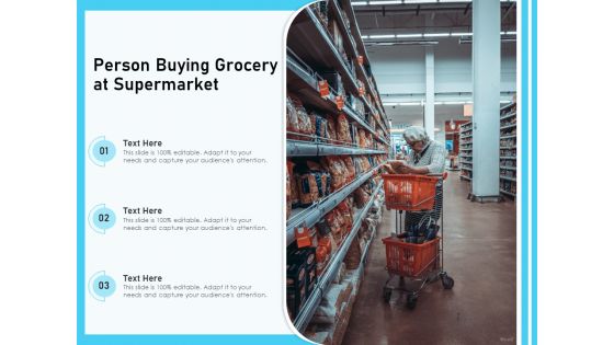 Person Buying Grocery At Supermarket Ppt PowerPoint Presentation Summary Introduction PDF