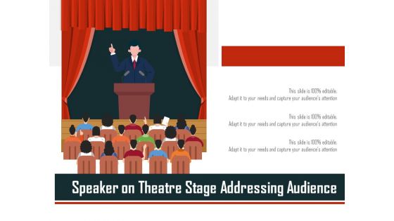 Person Giving Speech In Theater Vector Icon Ppt PowerPoint Presentation File Styles PDF