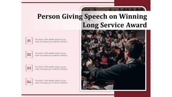 Person Giving Speech On Winning Long Service Award Ppt PowerPoint Presentation Professional Files PDF Person Giving Speech On Winning Long Service Award Ppt PowerPoint Presentation Professional Files PDF