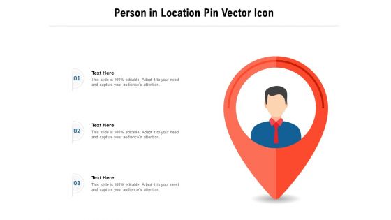 Person In Location Pin Vector Icon Ppt PowerPoint Presentation Show Graphics Example