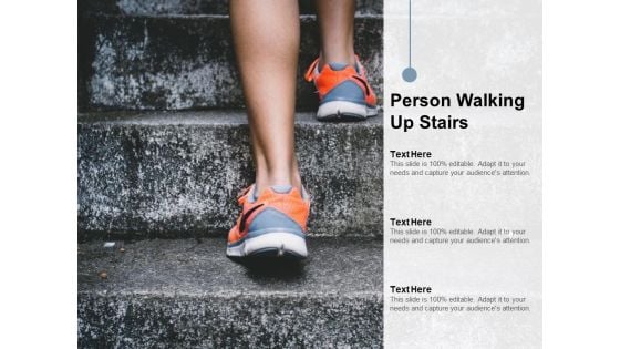 Person Walking Up Stairs Ppt PowerPoint Presentation Inspiration Deck