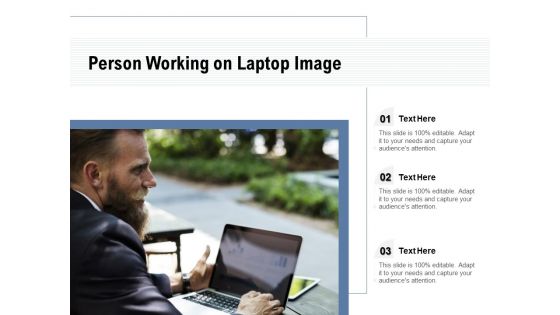 Person Working On Laptop Image Ppt PowerPoint Presentation File Show PDF