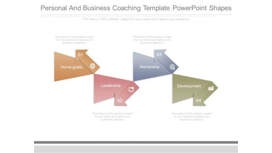 Personal And Business Coaching Template Powerpoint Shapes