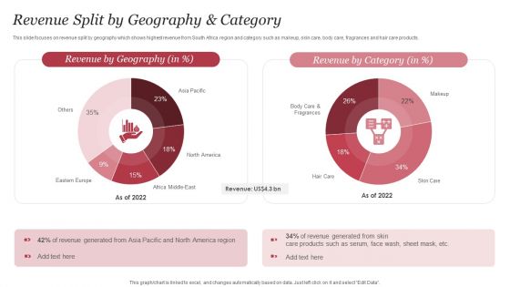 Personal Care Company Profile Revenue Split By Geography And Category Formats PDF