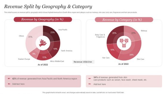 Personal Care Company Profile Revenue Split By Geography And Category Formats PDF
