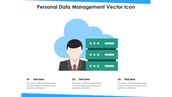 Personal Data Management Vector Icon Ppt PowerPoint Presentation Gallery Portrait PDF