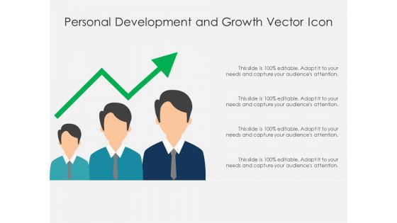 Personal Development And Growth Vector Icon Ppt PowerPoint Presentation Styles Design Templates PDF