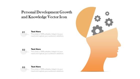 Personal Development Growth And Knowledge Vector Icon Ppt PowerPoint Presentation Gallery Outfit PDF