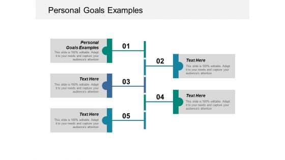 Personal Goals Examples Ppt PowerPoint Presentation Pictures Smartart Cpb