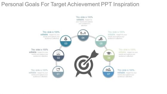 Personal Goals For Target Achievement Ppt Inspiration