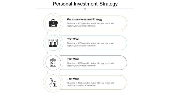 Personal Investment Strategy Ppt PowerPoint Presentation Infographic Template Ideas Cpb