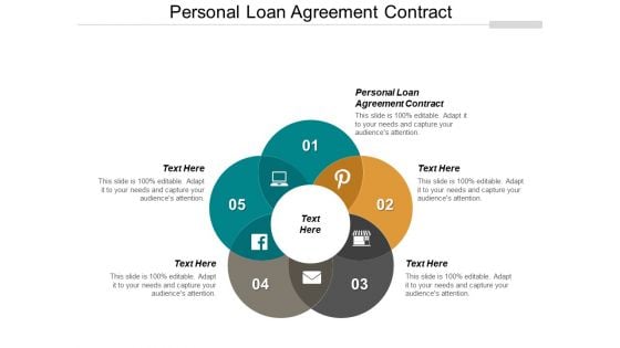 Personal Loan Agreement Contract Ppt PowerPoint Presentation Slides Master Slide Cpb