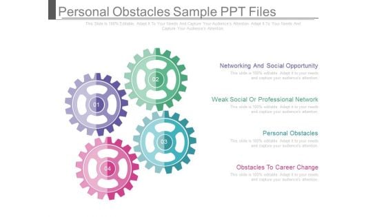 Personal Obstacles Sample Ppt Files